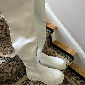 H&M Knee High White Women's Boots